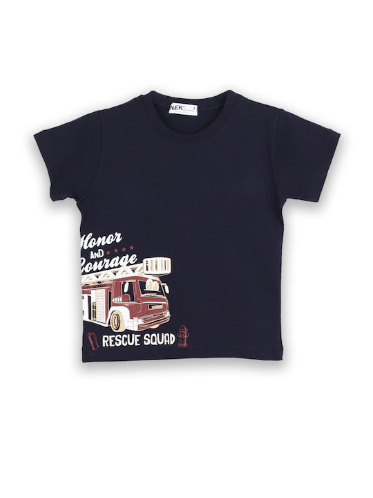 Nek Kids Wear Παιδικό Σετ με Σορτς Navy 2τμχ