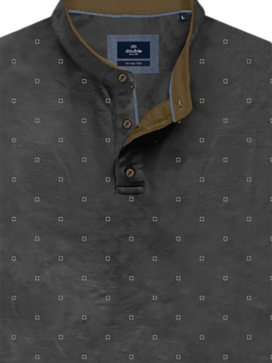 Polo Short Sleeve Gray Blouse