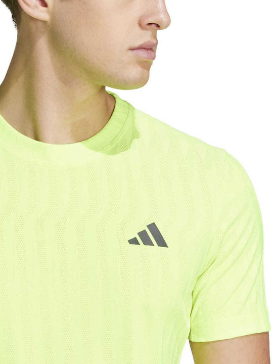 adidas FreeLift JP4385 Men's Yellow Tennis Shirt