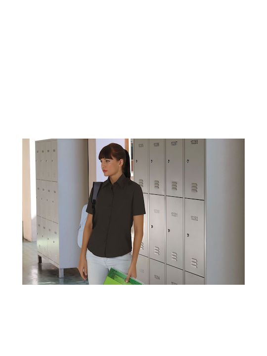 Women's Short Sleeve Shirt Star Valento Csvastccl Sky Blue