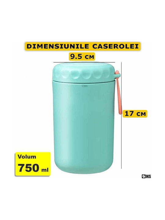 Cutie pentru Mâncare Termos Inox Light Blue 750ml 1buc