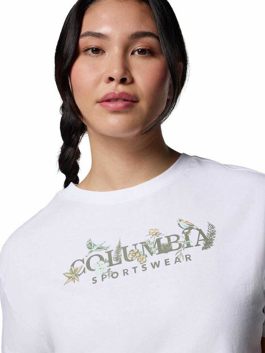 Bend Women's Crop T-shirt White