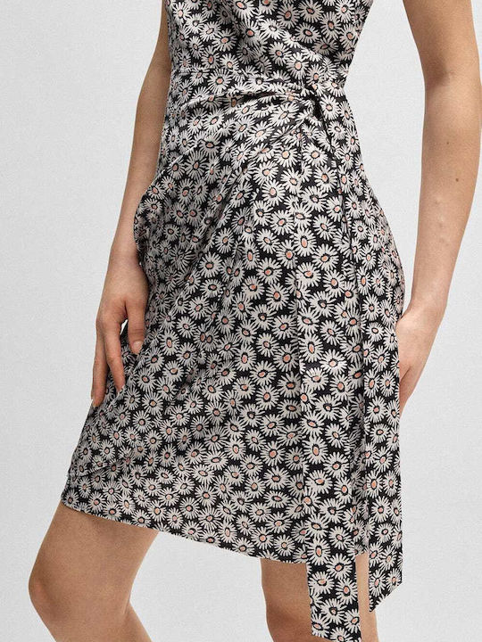 Sommer Mini Abendkleid Off-Shoulder Schwarz
