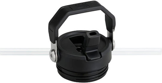 Stanley IceFlow Bottle Flip Μπουκάλι Θερμός Πλαστικό BPA Free 700ml Μαύρο με Καλαμάκι
