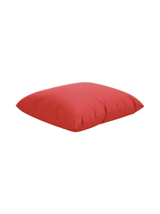 vidaXL Waterproof Garden Chair Cushion Red 4 Pieces 60x60cm