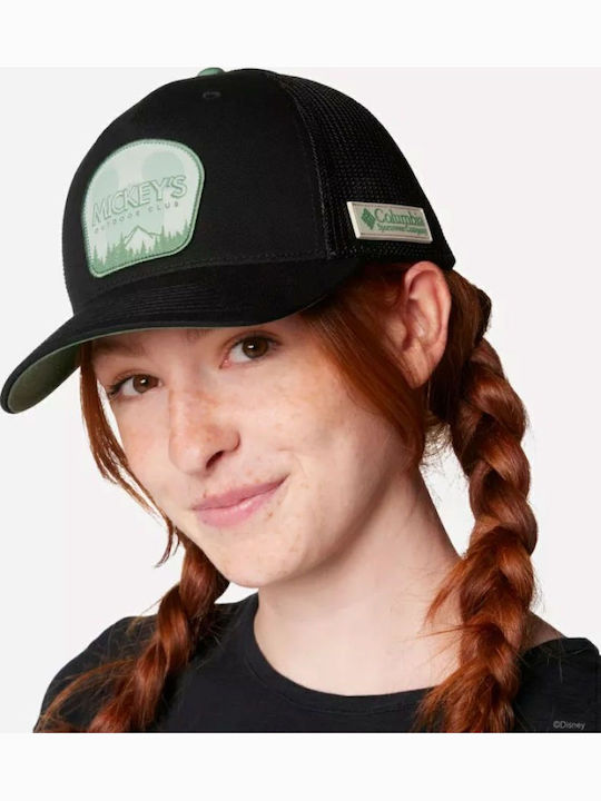 Unisex Columbia X Disney Mickey Mouse Ball Cap Black Frosted Green