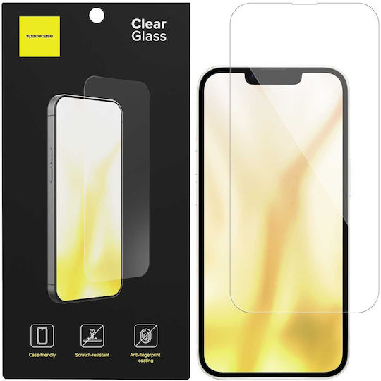 Spacecase 2.5D 0.3mm Tempered Glass (iPhone 16e / 14 / 13 / 13 ProXiaomi 14 ProRealme 14 Pro)