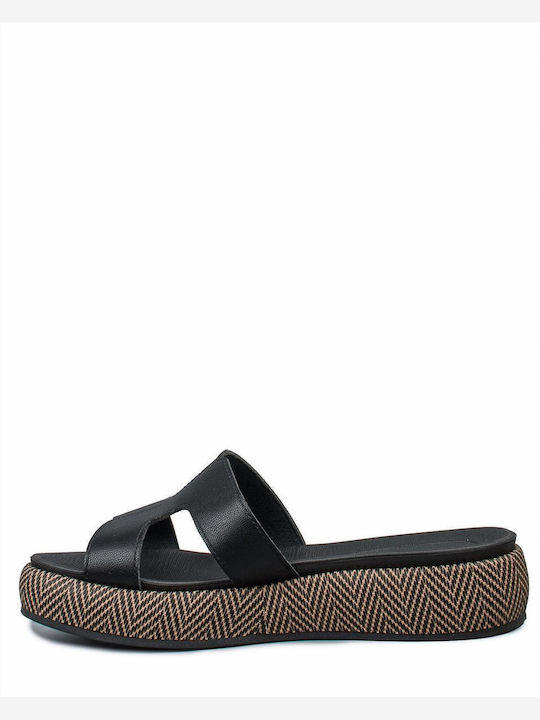 Γυναικεία Σανδάλια Flatforms Μαύρα