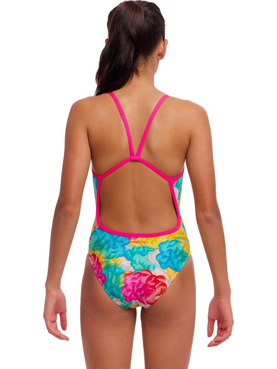 Funkita Single Strap Детски Бански Една част Multi
