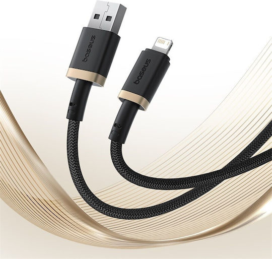 Baseus Dura USB-A to Lightning Cable 18W Μαύρο 1m (P10377801U01-00)