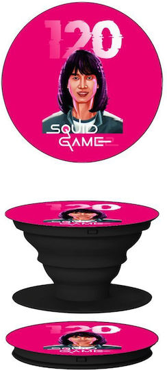 Squid Game 120 Cho Hyun-ju Phone Holders Stand Μαύρο Βάση Στήριξης Κινητού Στο Χέρι
