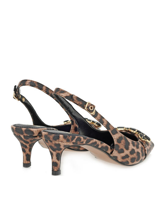 Iris350 Pumps mit Riemchen & mittelhoher Absatz Animal Print