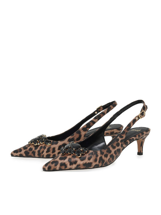Iris350 Pumps mit Riemchen & mittelhoher Absatz Animal Print