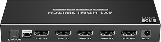 Lenkeng Comutator HDMI 4x1 8k60hz Lkv841