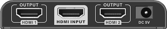 Lenkeng Hdmi Splitter 2.0 4k60hz Scaler 1x2 Lkv312hdr-v3.0