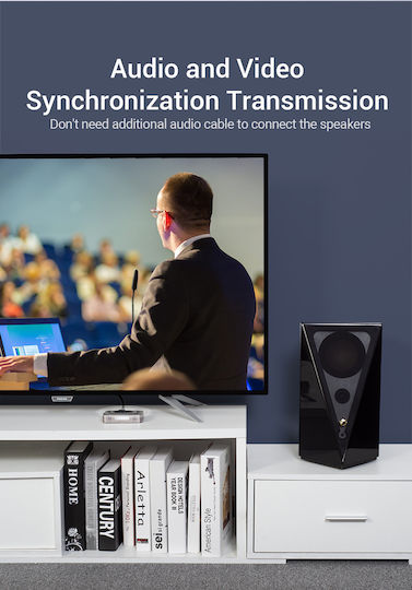 Vention HDMI Switch 3-Port 4K 2.0 mit Fernbedienung Afoh0