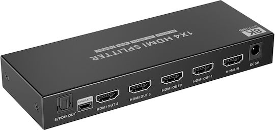 Lenkeng Hdmi Splitter 2.1 8k60hz/4k120hz 1x4 Lkv864