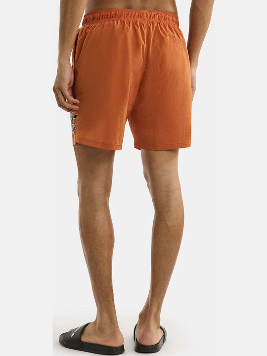Costum De Baie Bărbați Pantaloni Scurți Dark Portocaliu