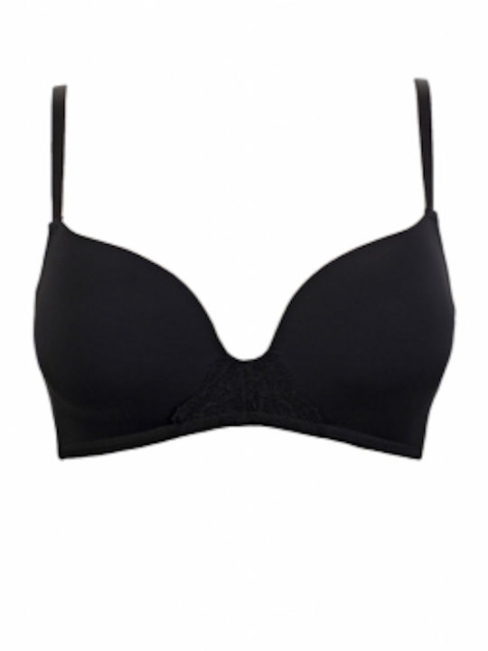 Athletic Athletic Bra with Light Padding without Underwire Black