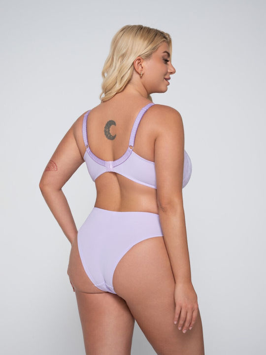 Melody Balconette Balconette Bra without Padding Lilac
