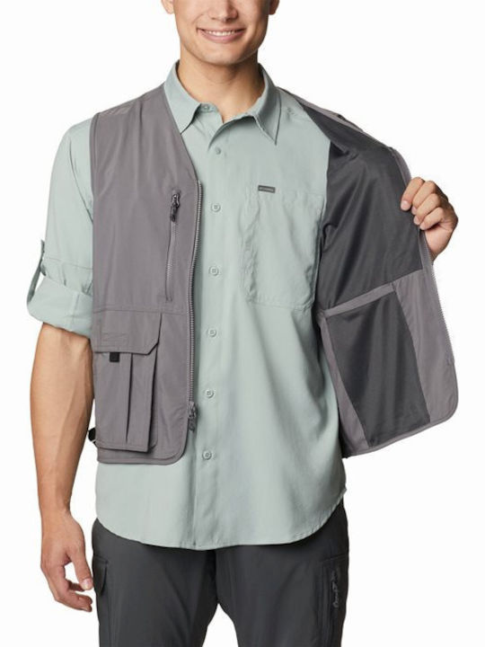 Silver Ridge Utility Sleeveless Jacket City Grey