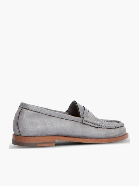 Damen Mokassins in Hellblau Farbe