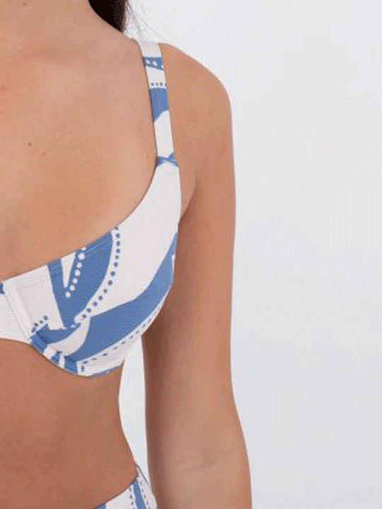 Бикини горнище Quiet Harbor, Light Blue