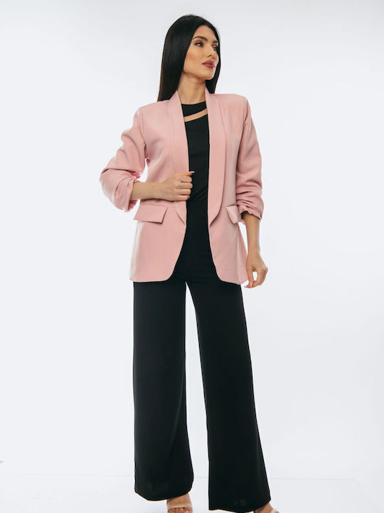 Dress Up Blazer pentru femei Sacou ROZ