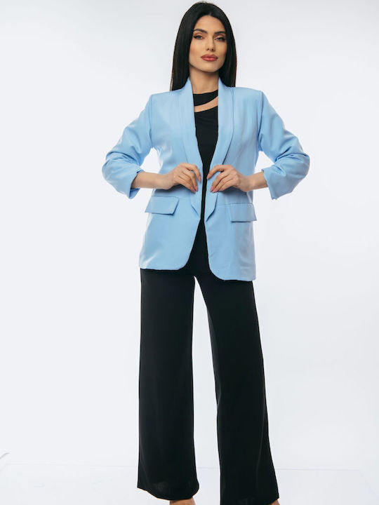Dress Up Women's Blazer Sky Blue