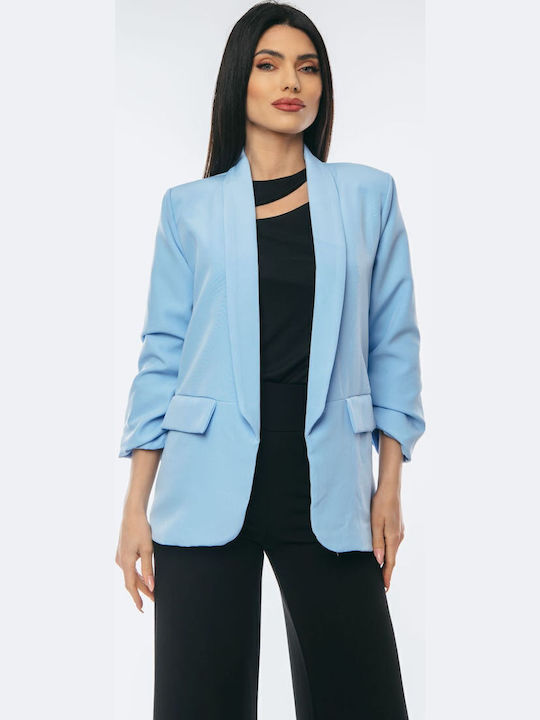 Dress Up Women's Blazer Sky Blue