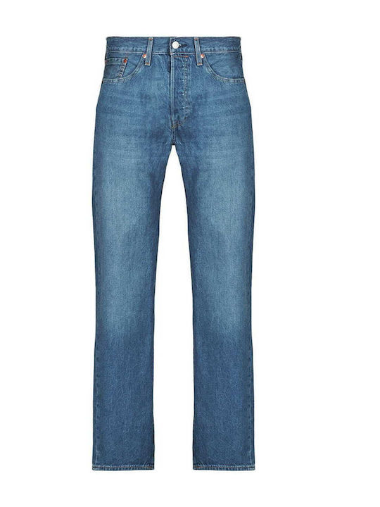 Levi's 501® Original Ανδρικό Παντελόνι Τζιν Regular Fit Straight Μπλε