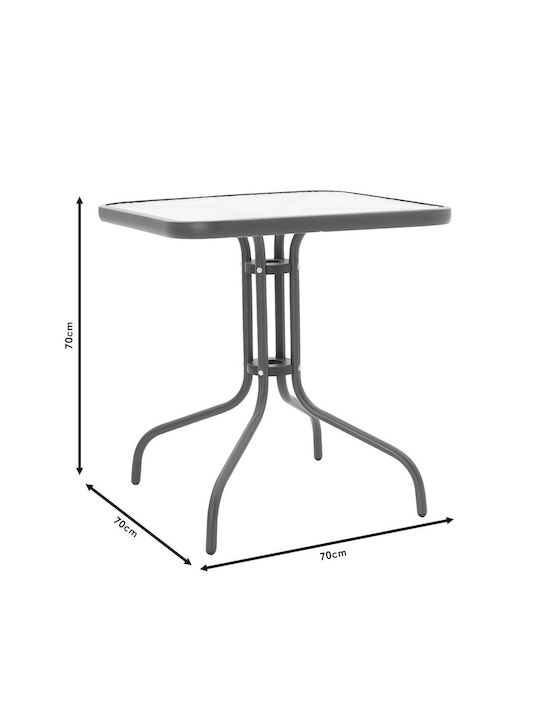 Dining Set for Small Outdoor Spaces Watson-sussie 3 Pieces Brown