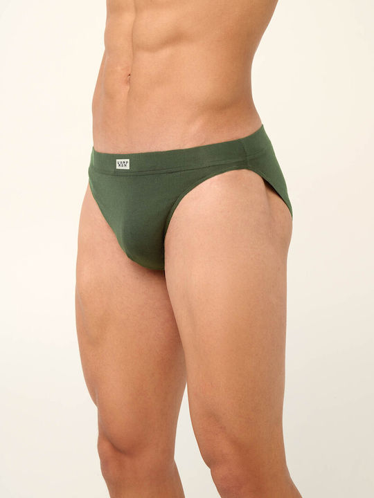 Herren Slips Grün 1Packung