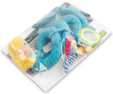 Sensillo Spirală Jucărie pentru Leagăn și Cărucior cu Teether pentru 0++ Luni