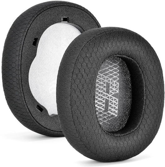 Set 2 Perne pentru Urechi Edman Brainwavz Audio-technica Ath M50x M50xbt M50 M40x M30 M20 M10 Ath-msr7 Over-ear Piele Sintetică Catifea Neagră