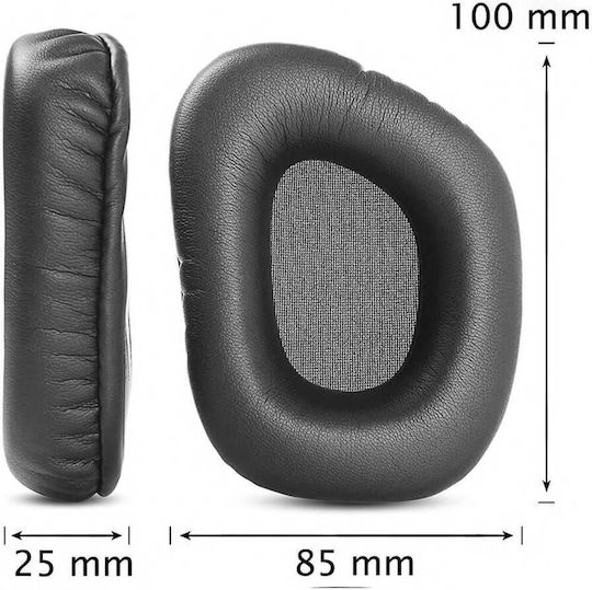 Set 2 Edman Ear Pads Corsair Void Wired Wireless Headphones Void Pro Rgb Void Elite Over-ear Black