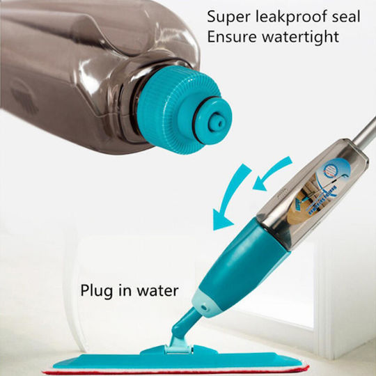ACP Rotativă Auto-storcătoare Reîncărcabilă Mop-Parchet Mop cu Spray de Pulverizare și Microfibre 2050466
