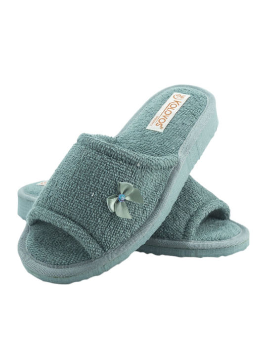 Terry Winter Women's Slippers Green