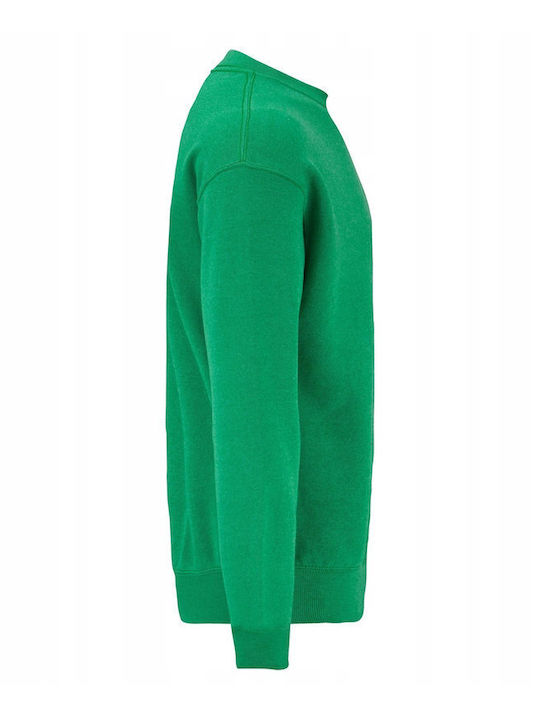 Fruit of the Loom Unisex Διαφημιστικό Φούτερ Μακρυμάνικο Retro Heather Green