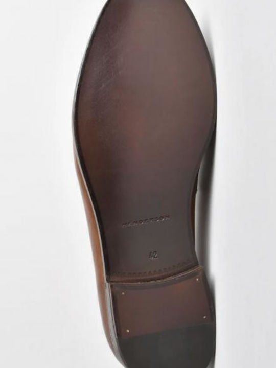 Δερμάτινα Ανδρικά Loafers σε Ταμπά Χρώμα