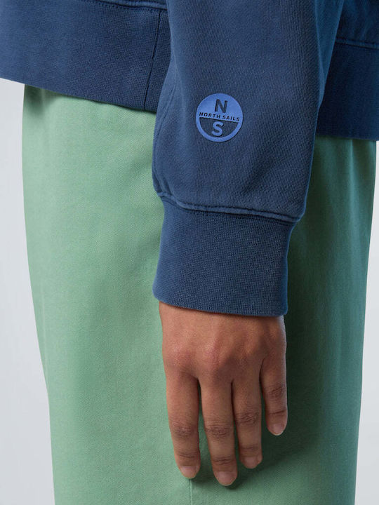 Women's Sweatshirt Hooded Dark blue