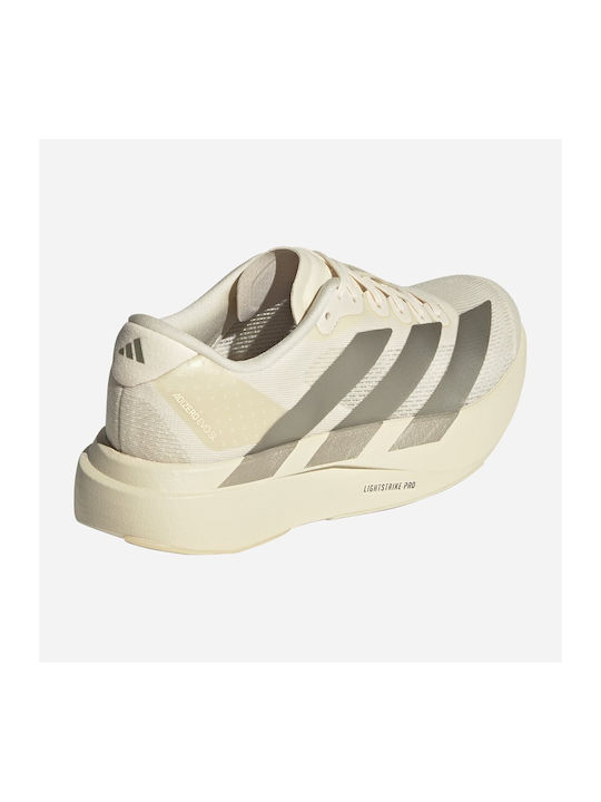 Adizero EVO SL Femei Pantofi sport Alergare Wonder White / Cyber Met. / Warm Vanilla