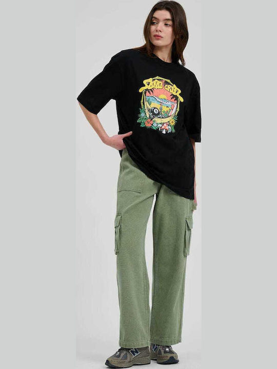 Дамски T-shirt Черно