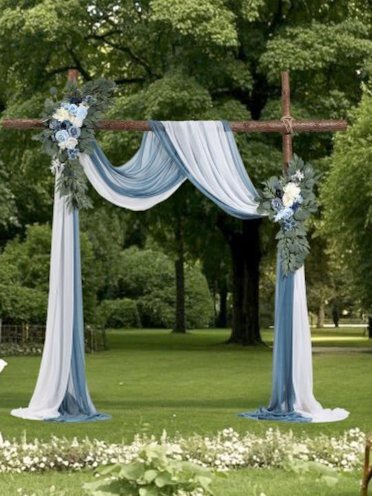 Vevor Artificial Wedding Flower Set Blue 2 Flowers & 2 Fabrics Hlgmhtj4jtls5xc9fv0