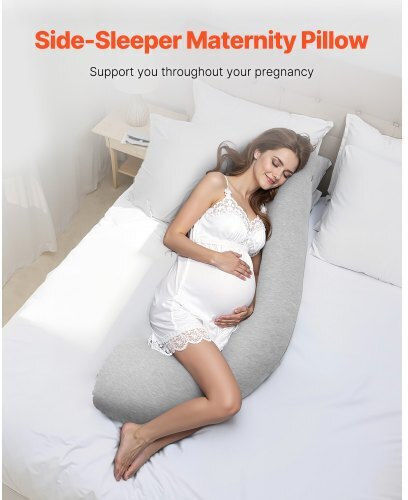 Vevor Pregnancy and Nursing Pillow Gray 118cm