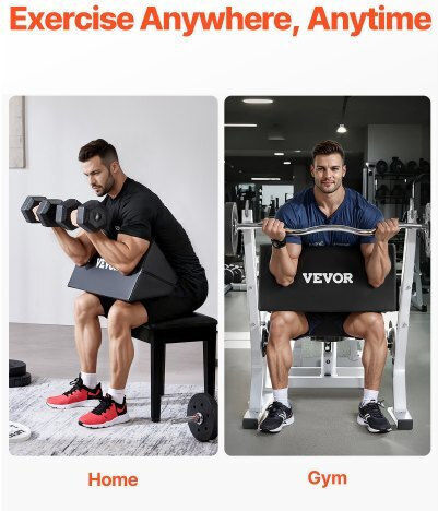 Vevor Φορητό Μαξιλάρι Καμπύλης Δικεφάλων Οικιακό Γυμναστήριο Mswjdpm00000wiwwbv0