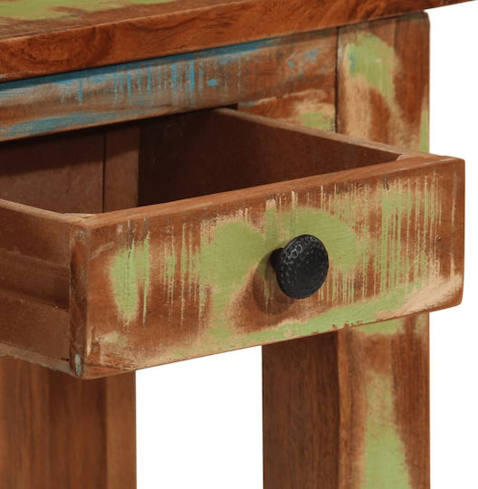 Solid Wood Console Table Coffee L110xW30xH76cm