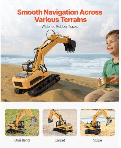 Vevor Ferngesteuerter Excavator Beige