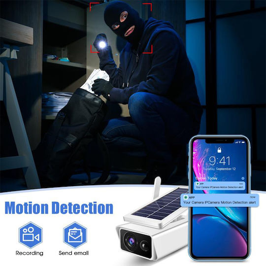 ACP 2050589 IP Камера за наблюдение Wi-Fi Full HD 1080p Водоустойчива с Двупосочна Комуникация и Обектив 3.6мм