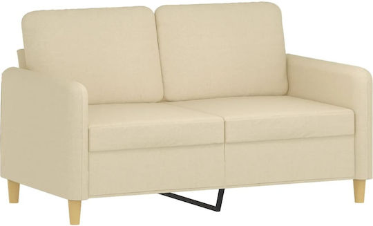 Living Room Furniture Set 2-Seater & 2-Seater & Stool Beige